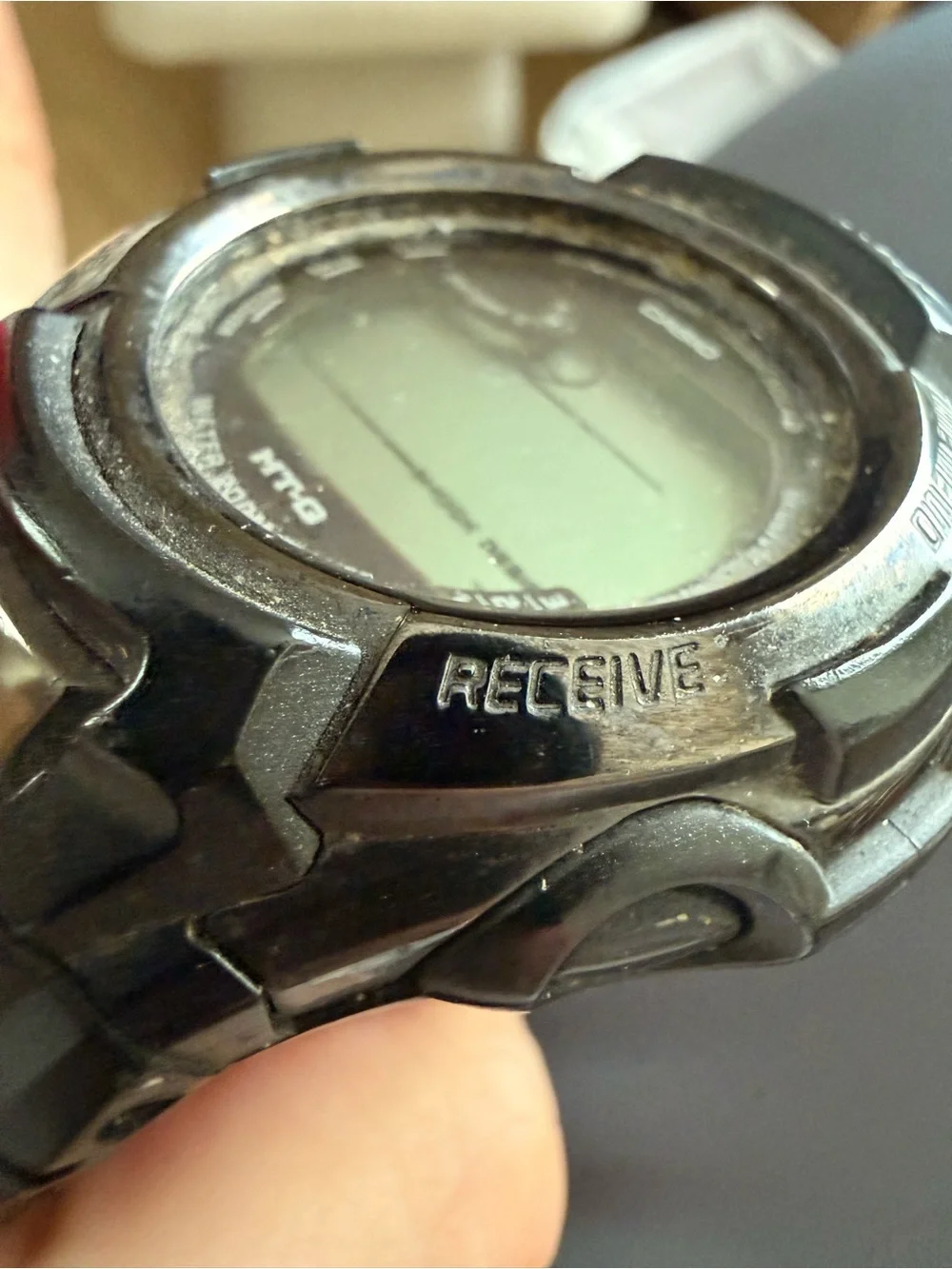Casio Black Resin G-Shock Back Case Watch Solar Powered 910DA